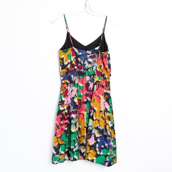 J. Crew Floral Midi Dress, Multicolor, Size 2 - Picture 3 of 13